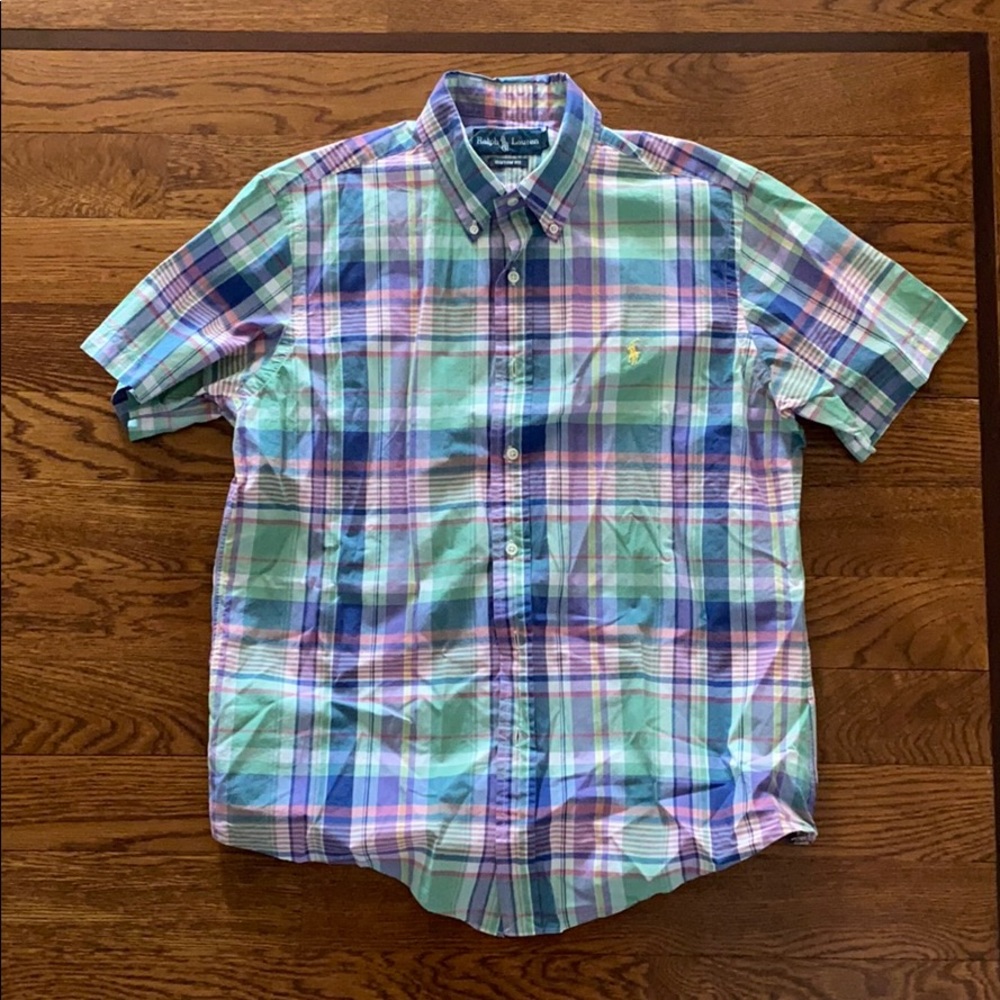 Ralph Lauren Short Sleeve button down top